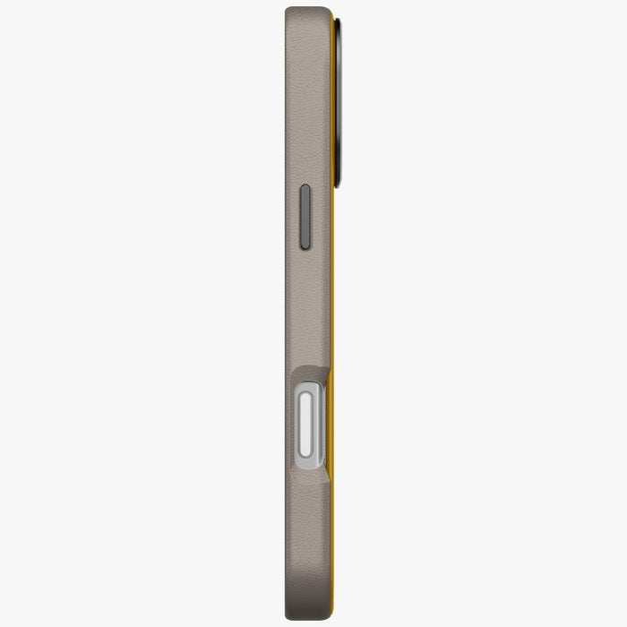 Uniq Lyden DS Case for iPhone 17 Pro Max Magclick Charging - Yellow-Gray