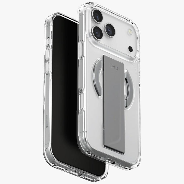 Uniq Heldro Air Case for iPhone 17 Pro Max Magclick Charging - Transparent
