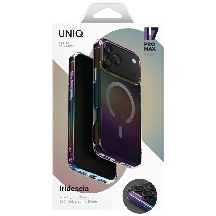Uniq Iridescia Case for iPhone 17 Pro Max Magclick Charging - Multicolor