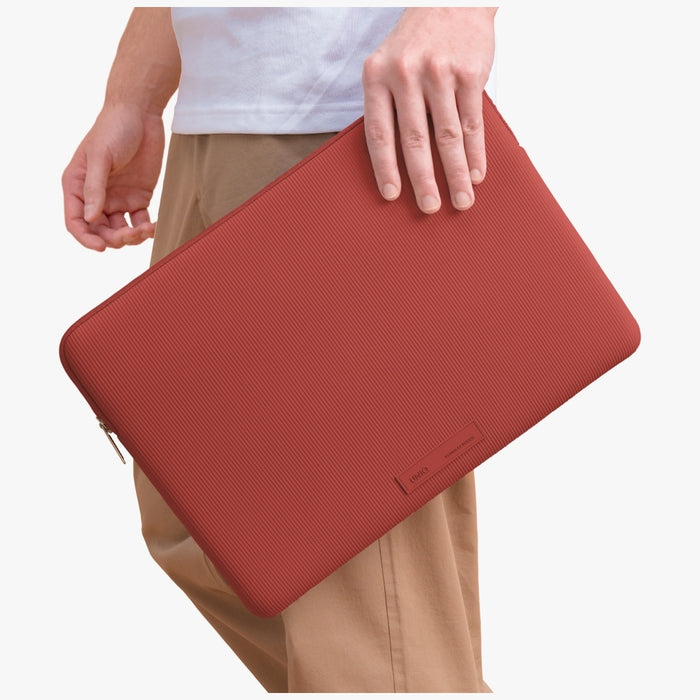 Uniq Cyprus Ridge Edition Laptop Sleeve for a 14&quot; water-resistant neoprene laptop - red