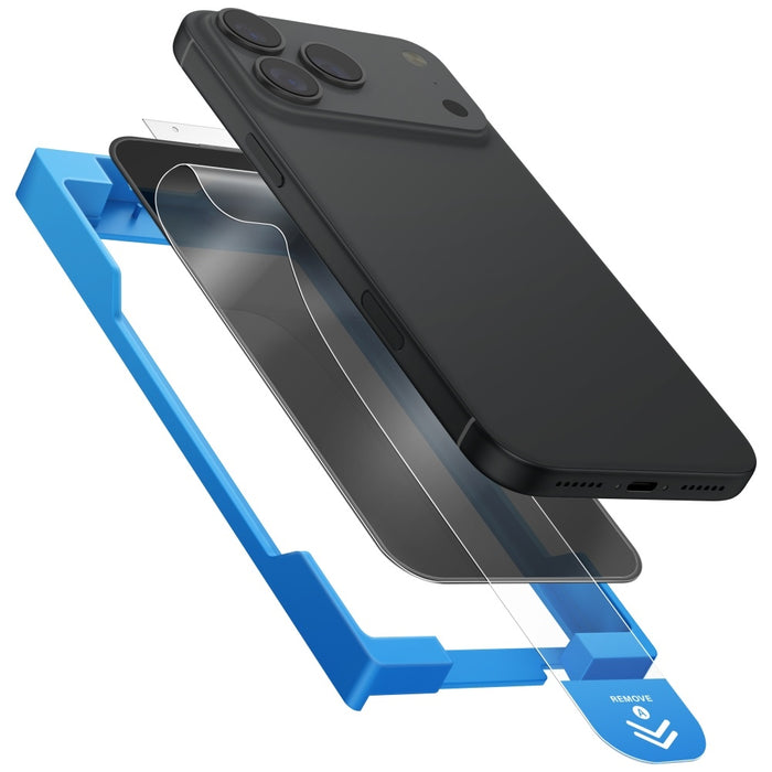 Uniq Optix Exofit Privacy Tempered Glass for iPhone 17 Pro with Applicator