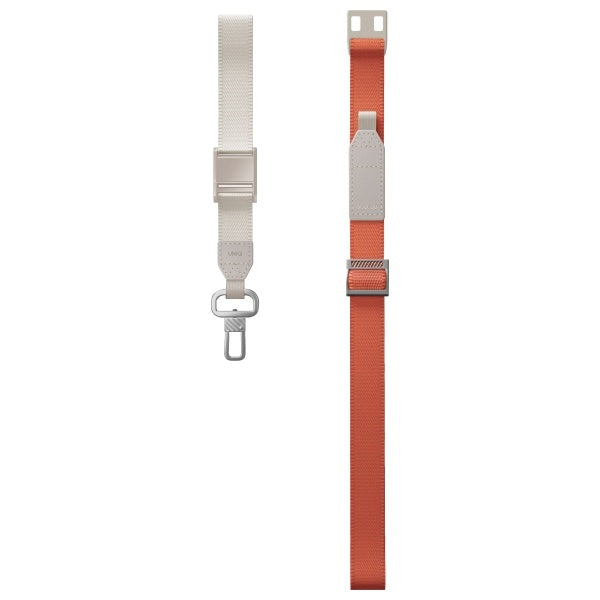 Uniq Vista 2-in-1 phone lanyard - orange and beige