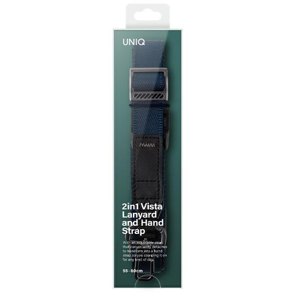 Uniq Vista 2-in-1 phone lanyard - navy blue