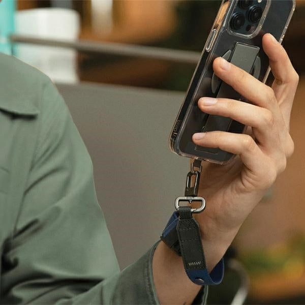 Uniq Vista 2-in-1 phone lanyard - navy blue