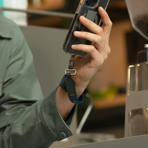 Uniq Vista 2-in-1 phone lanyard - green