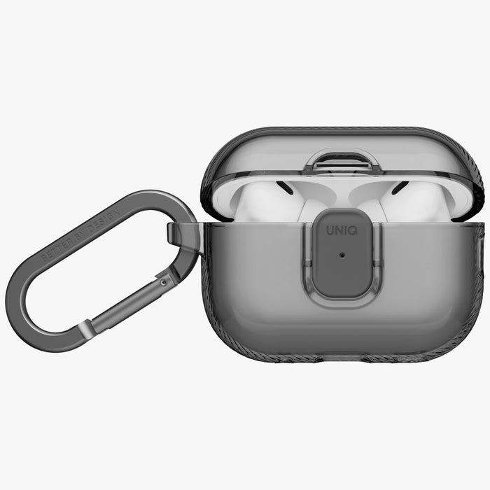 Uniq Glase Pro Case for AirPods Pro 3 Lock Case - Transparent Black