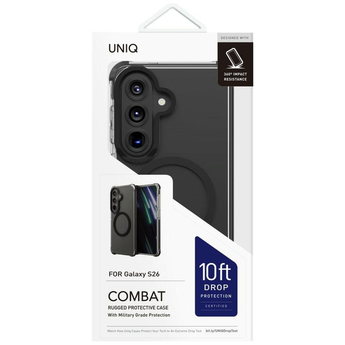 Uniq Combat Case for Samsung Galaxy S26 Magclick Charging - Black