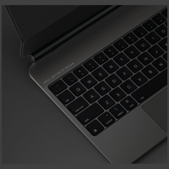 Uniq Venno Pro Magnetic Smart Case with Keyboard for iPad 11" A16 (2025) / iPad 10.9" (2022) - Black