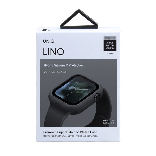 Uniq case for Lino Apple Watch Series 4/5/6/SE 40mm. black/ash black
