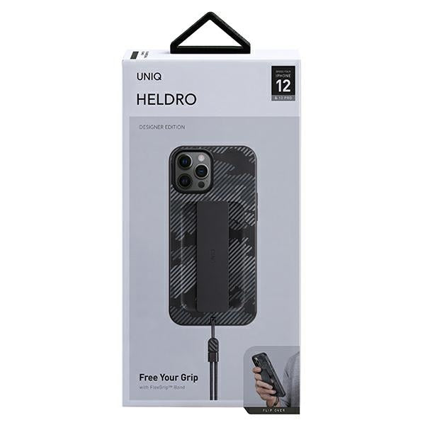 Uniq Heldro case for iPhone 12 / iPhone 12 Pro - black camouflage