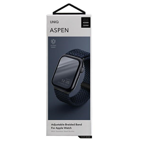 Uniq Aspen Braided Strap for Apple Watch 1/2/3/4/5/6/7/8/SE/SE2 40/38/41mm - Blue