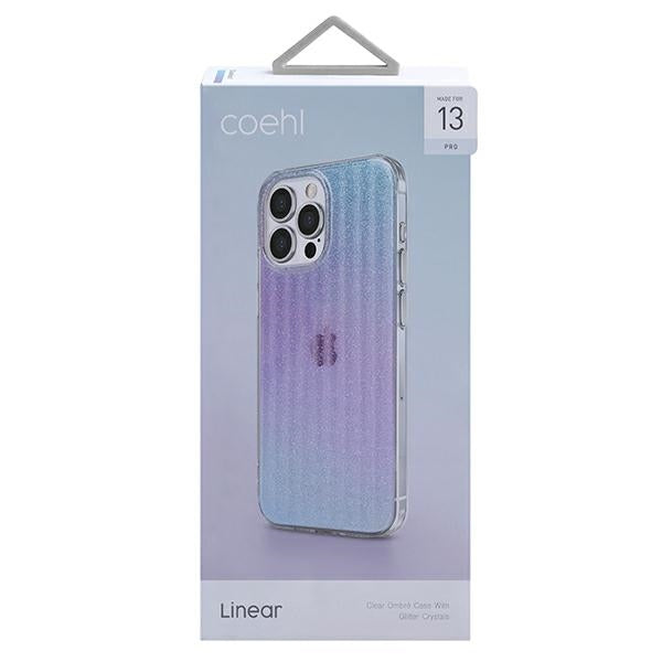 Uniq Coehl Linear case for iPhone 13 Pro / iPhone 13 - pink and blue