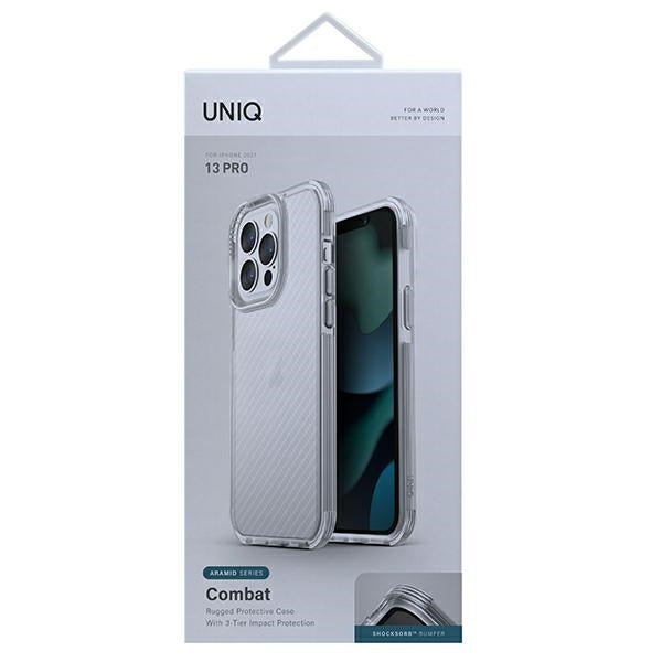 Uniq Combat case for iPhone 13 Pro / iPhone 13 - transparent