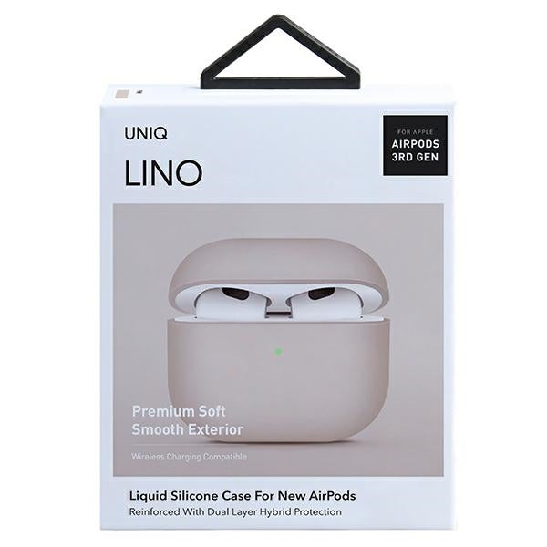 Uniq Lino Silicone case for AirPods 3 - pink