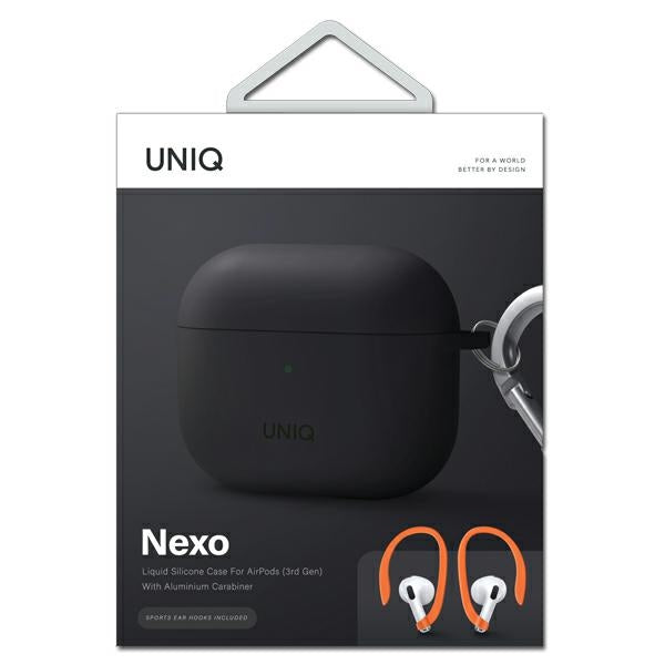 Uniq Nexo case for AirPods 3 + Ear Hooks Silicone - gray
