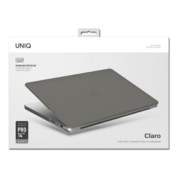 Uniq Claro case for MacBook Pro 14&#39;&#39; (2021) - transparent-gray
