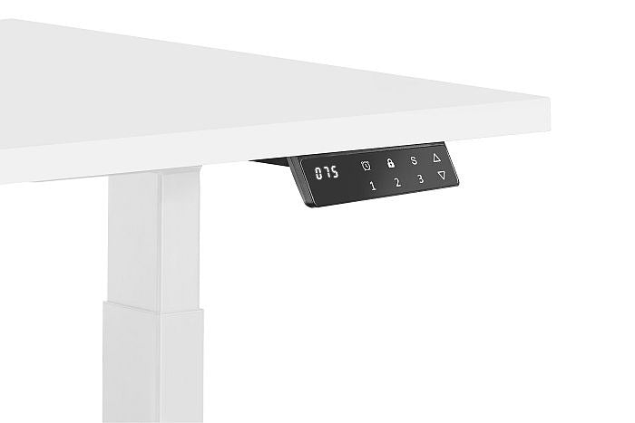 UNIQUE ACTIVE I Electric desk 140x70 cm White