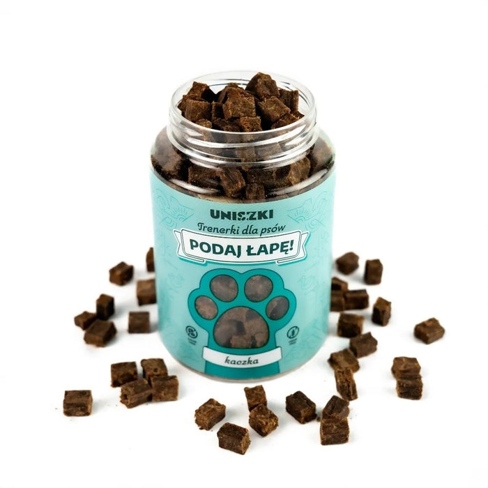 UNISZKI Podaj łapę Duck - dog treat - 150g