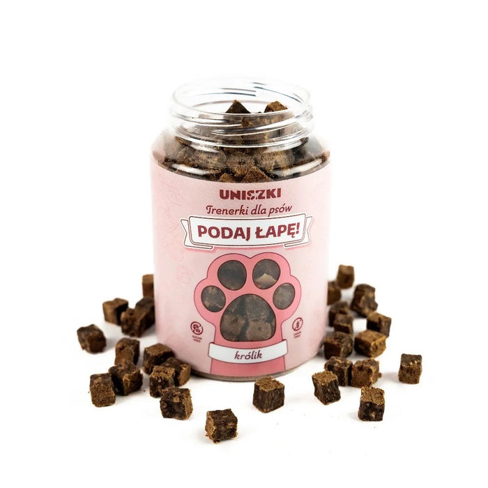 UNISZKI Give Paw Rabbit – dog treat – 210 g