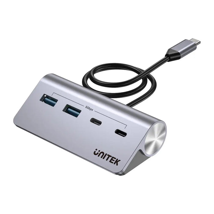 UNITEK ALUMINIUM USB-C HUB 2X USB-A 2X USB-C 5GBPS - USB HubsPER-HUB<<<Input / Output DevicesPER<<<ActionPL