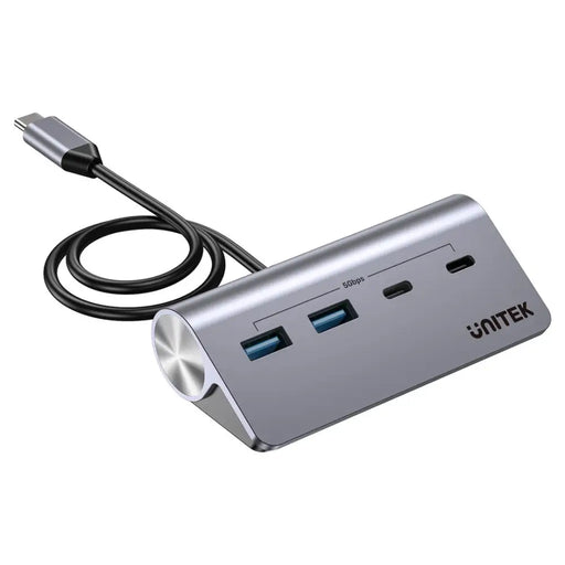 UNITEK ALUMINIUM USB-C HUB 2X USB-A 2X USB-C 5GBPS - USB HubsPER-HUB<<<Input / Output DevicesPER<<<ActionPL