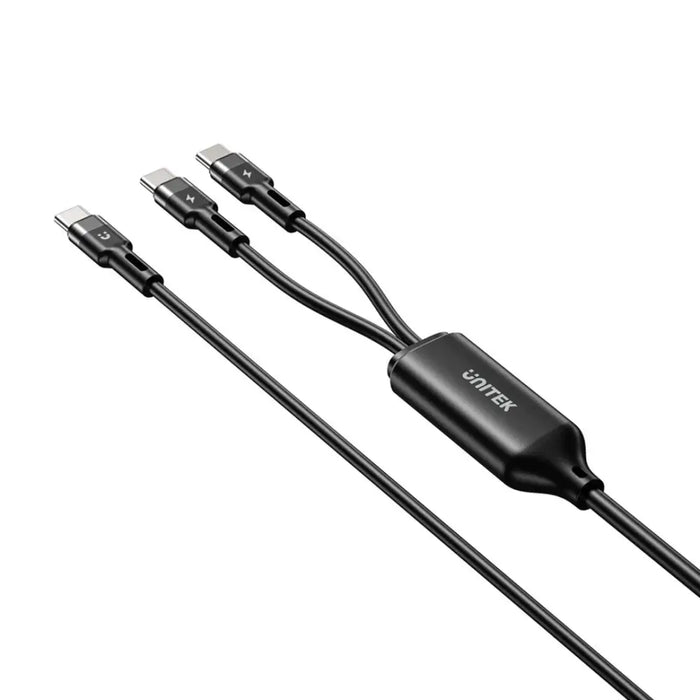 UNITEK USB-C 2-in-1 PD 100W SILICONE CABLE 1.8M - USB cablesKBA-USB<<<Cables and adaptersKBA<<<ActionPL