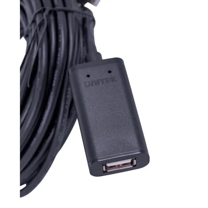 UNITEK Y-278 USB cable USB 2.0 10 m 2 x USB A USB A Black - USB cablesKBA-USB<<<Cables and adaptersKBA<<<ActionPL