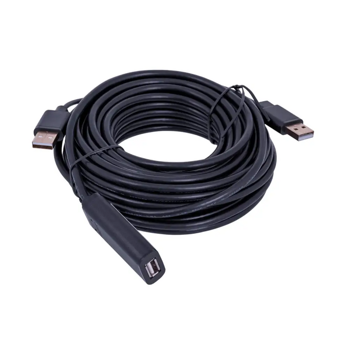 UNITEK Y-278 USB cable USB 2.0 10 m 2 x USB A USB A Black - USB cablesKBA-USB<<<Cables and adaptersKBA<<<ActionPL