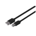 UNITEK Y-C420GBK USB cable USB 2.0 3 m USB A USB B Black - USB cablesKBA-USB<<<Cables and adaptersKBA<<<ActionPL