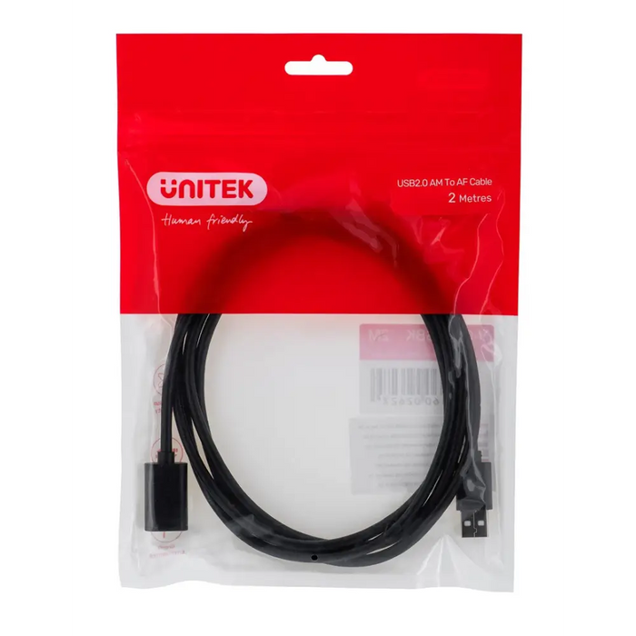 UNITEK Y-C450GBK USB cable 2 m USB 2.0 USB A Black - AdaptersKBA-ADA<<<Cables and adaptersKBA<<<ActionPL