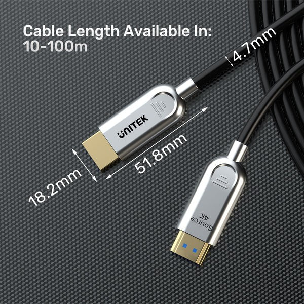 UNITEK HDMI 2.0 AOC 4K 60HZ 20M OPTICAL CABLE
