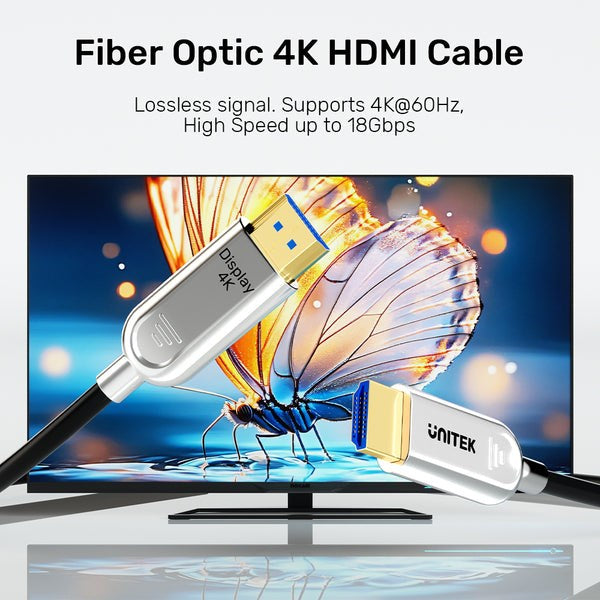 UNITEK HDMI 2.0 AOC 4K 60HZ 20M OPTICAL CABLE