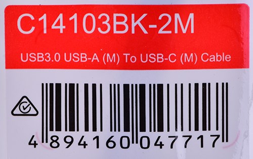 UNITEK CABLE USB-C, USB-A, 5 GBPS, 2M