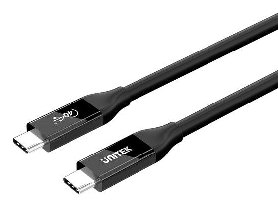 UNITEK C14100ABK01-2M USB cable USB4 Gen 2x2 USB C 40 Gbit/s 240 W Black