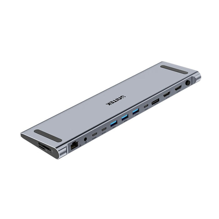 UNITEK 4K KVM DOCKING STATION, USB-C, HDMI WITH STAND