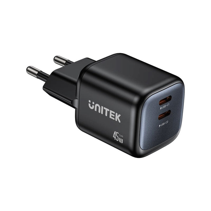UNITEK P1129ABK01-EU mobile device charger Universal Black AC Fast charging Indoor