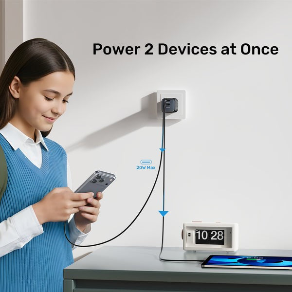 UNITEK P1129ABK01-EU mobile device charger Universal Black AC Fast charging Indoor