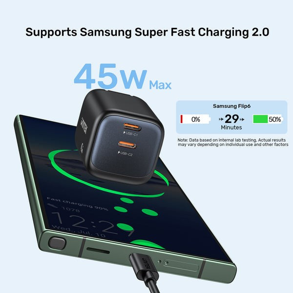 UNITEK P1129ABK01-EU mobile device charger Universal Black AC Fast charging Indoor