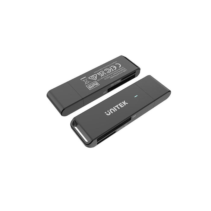 UNITEK Y-9327A card reader USB 3.2 Gen 1 (3.1 Gen 1) Type-A Black