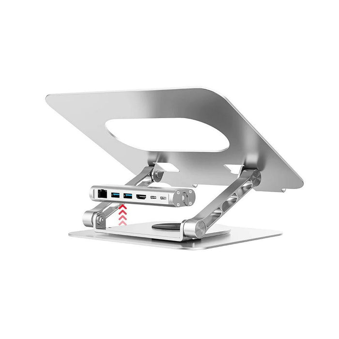 Folding and Adjustable Laptop Stand Unitek D1109B01 Aluminium