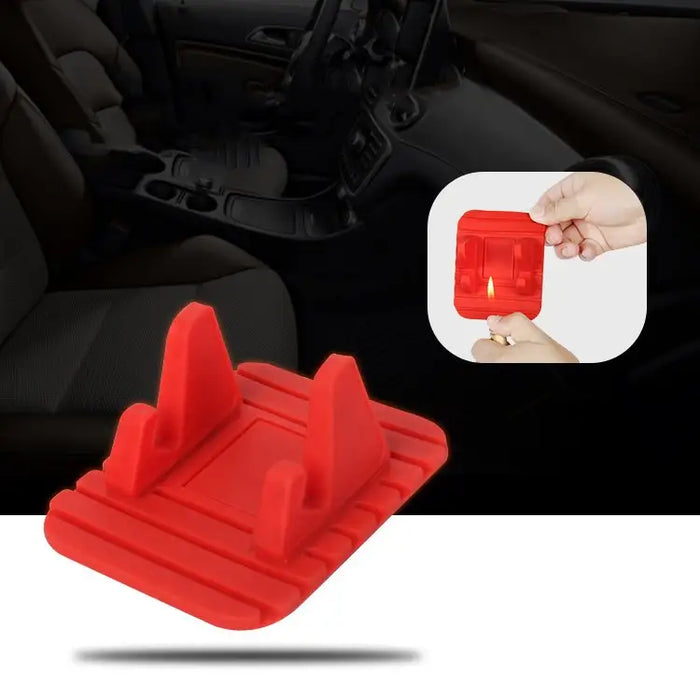 Universal car holder silicone phone stand nano pad black - Cell phone holders<<<HurtelXML