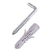 UNIVERSAL DOWEL WITH L-HOOK F10X50MM 4 PCS SMART - Комплекти дюбели и винтове<<<Дюбели<<<Инструменти и