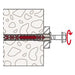UNIVERSAL DOWEL WITH SCREW 8X80 FUS K 4 PCS. FISCHER DUOXPAND - Комплекти дюбели<<<Дюбели<<<Инструменти и