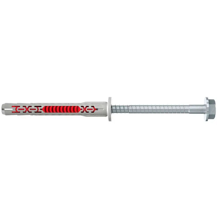 UNIVERSAL DOWEL WITH SCREW 8X80 FUS K 4 PCS. FISCHER DUOXPAND - Комплекти дюбели<<<Дюбели<<<Инструменти и