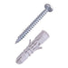 UNIVERSAL DOWEL WITH SCREW F10X50MM 4 PCS SMART - Комплекти дюбели и винтове<<<Дюбели<<<Инструменти и