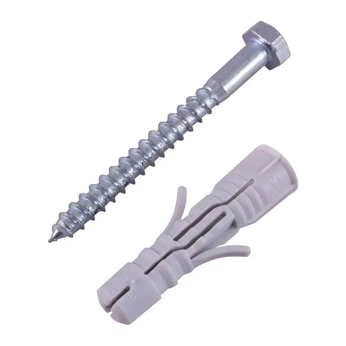 UNIVERSAL DOWEL WITH SCREW F12X60MM 4 PCS SMART - Комплекти дюбели и винтове<<<Дюбели<<<Инструменти и