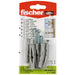 UNIVERSAL DOWEL WITH SCREW Ф8Х50MM 6 PCS FISCHER FU SK - Комплекти дюбели и винтове<<<Дюбели<<<Инструменти и