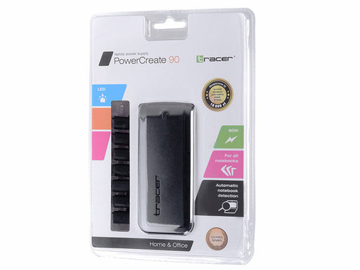 Universal power supply for TRACER 90W laptop - Аксесоари<<<Периферия<<<Компютри и периферия<<<TechMart&&&Зарядни