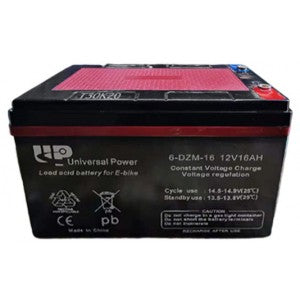 UNIVERSAL POWER 6-DZM-16 E-BIKE 12V 16AH
