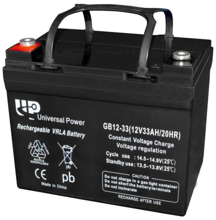 UNIVERSAL POWER GB12-33 VRLA 12V 33AH